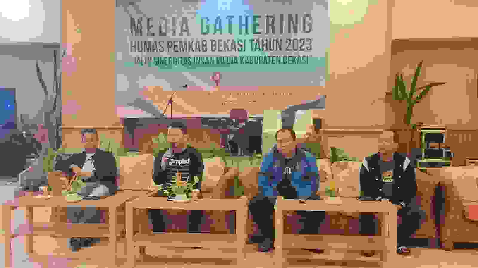 Humas Pemkab Bekasi Gelar Media Gathering 2023, Bersama Wartawan