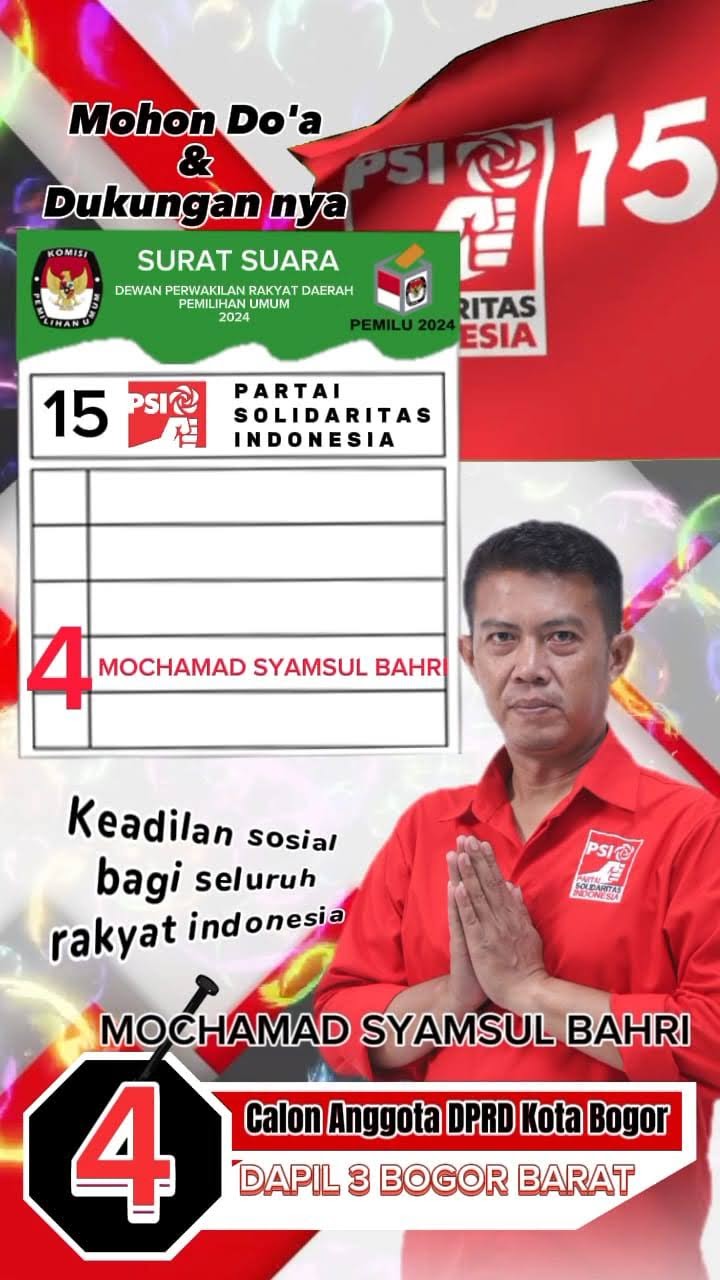 Mochamad Syamsul Bahri Siap Memperjuangkan Aspirasi Warga Bogor Barat