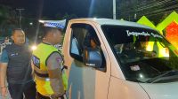 Kepolisian Resort PALI Melakukan Razia Terhadap Pengendara Sepeda Motor Hingga Mobil di Kawasan Simpang Lima