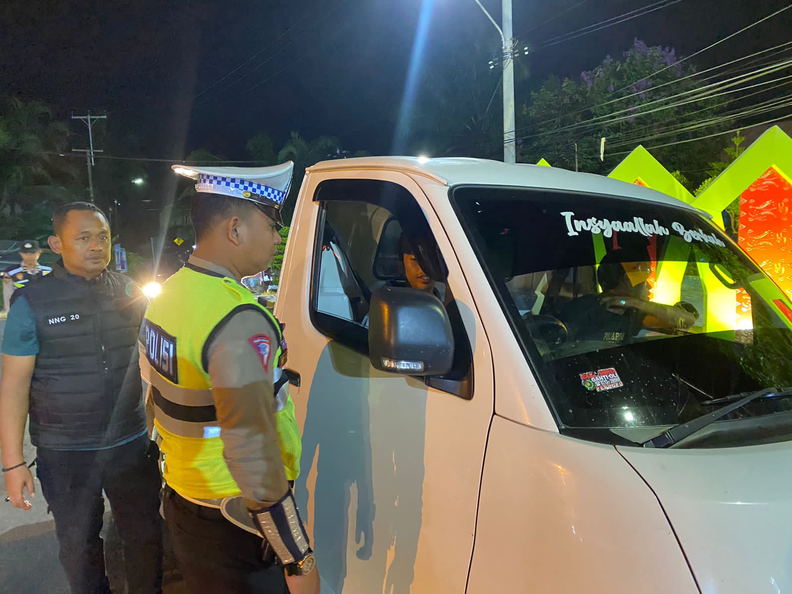 Kepolisian Resort PALI Melakukan Razia Terhadap Pengendara Sepeda Motor Hingga Mobil di Kawasan Simpang Lima