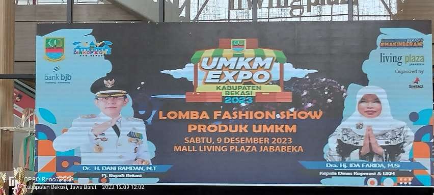 Dinas Koperasi dan Usaha Kecil Menengah Kabupaten Bekasi Gelar UMKM Expo 2023
