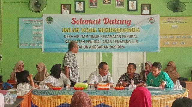 Untuk Menyerap Aspirasi Masyarakat, Pemerintah Desa Air Itam Timur Gelar Kegiatan Musrenbangdes