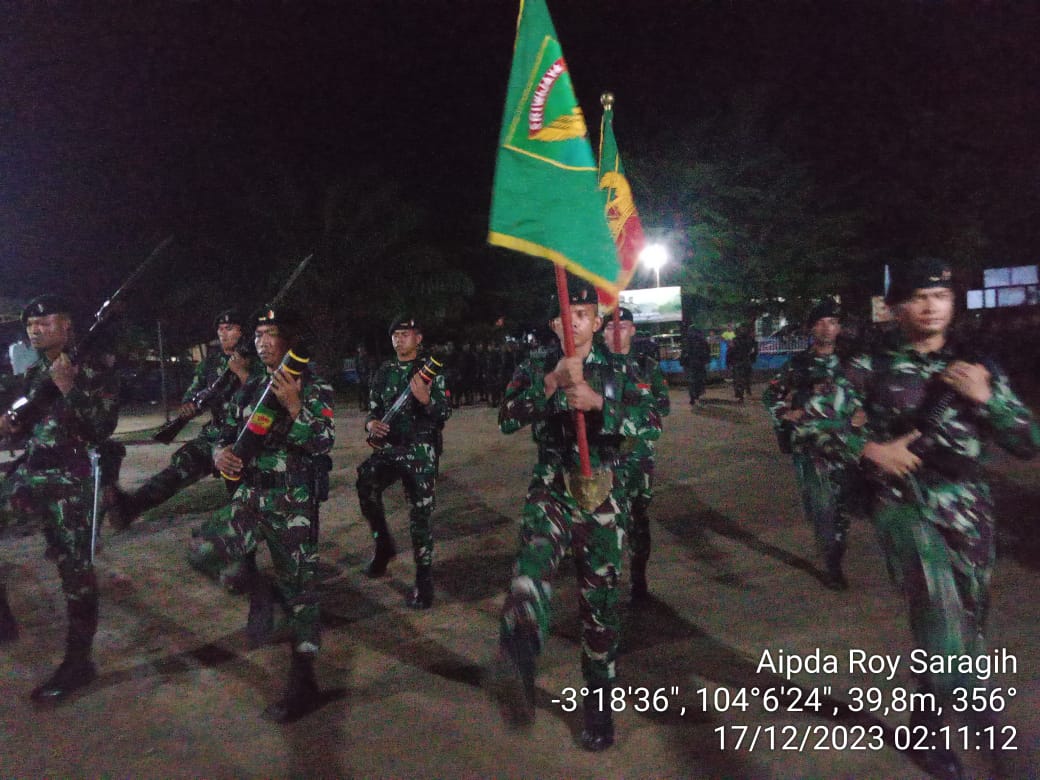 Polsek Tanah Abang Ikut Mendukung Memperingati Hari Juang Infanteri Ke-75 TNI