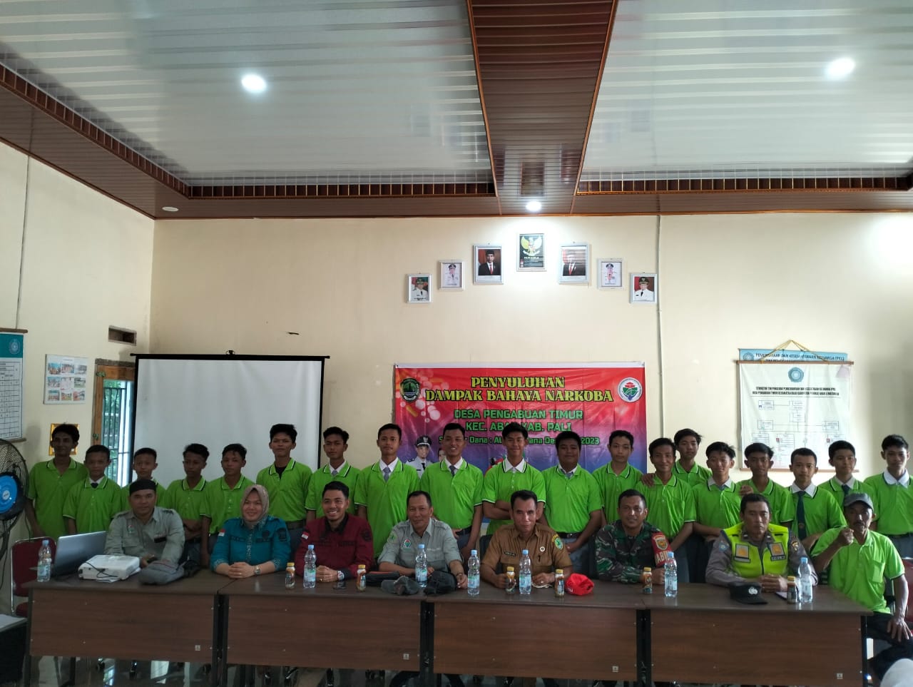 Polsek Penukal Abab Hadiri Kegiatan Penyuluhan Dampak Bahaya Narkoba