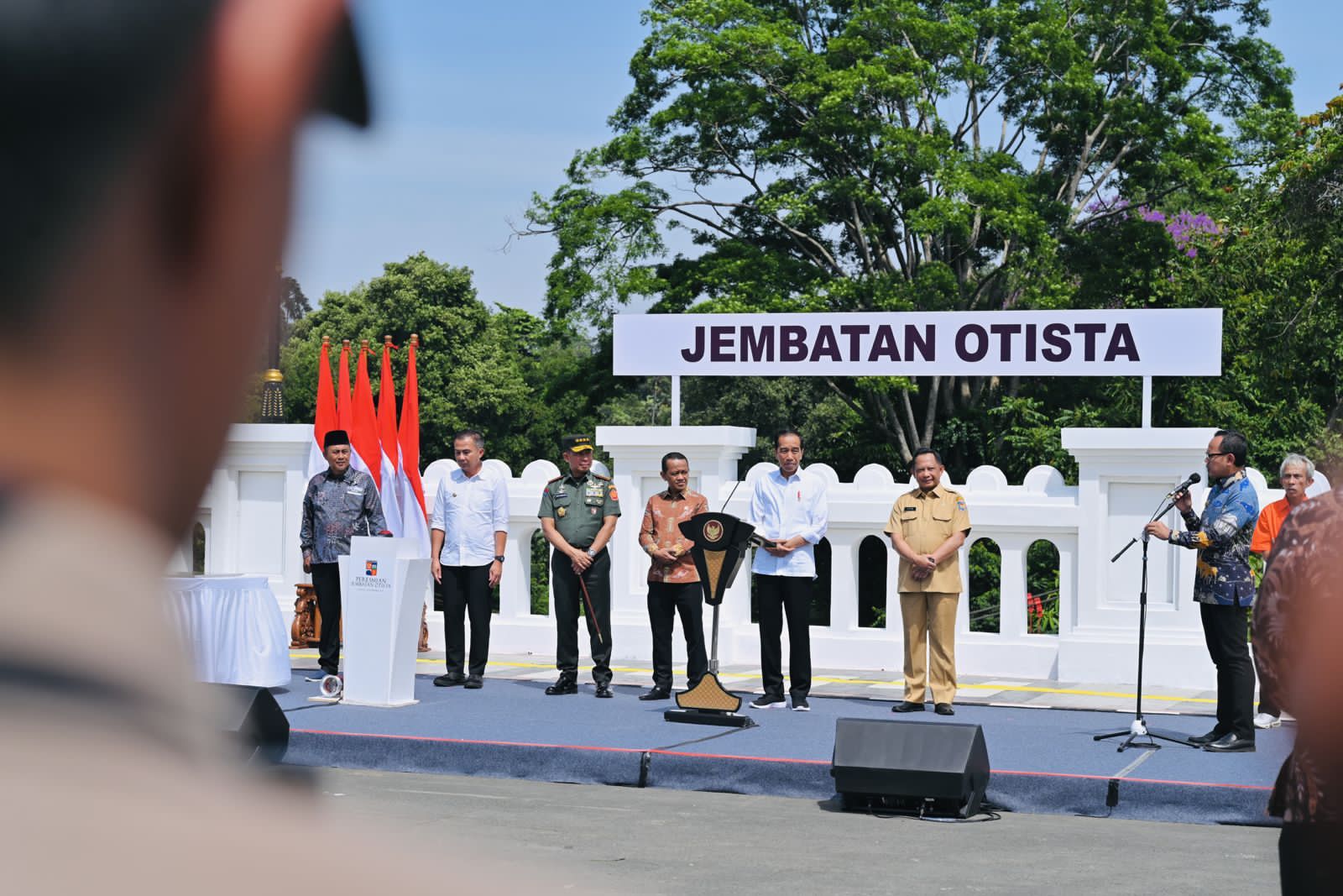 Bey Machmudin Dampingi Presiden Jokowi Resmikan Jembatan Otista Kota Bogor 1 IMG 20231219 WA0058