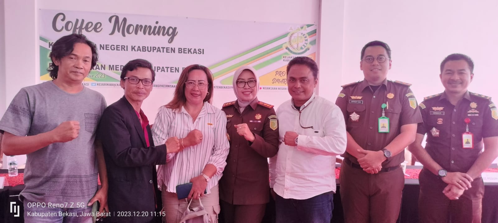 Kejari Kabupaten Bekasi  Gelar Coffe Morning  Bersama Media 