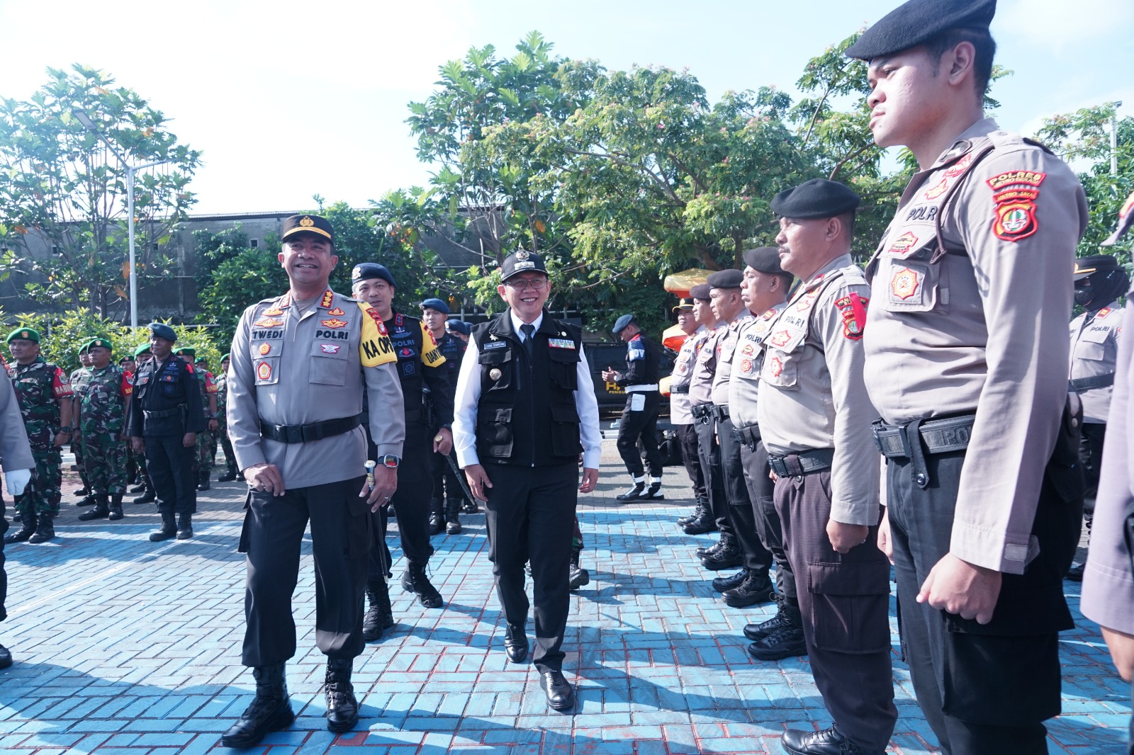 Ini Pesan Pj Bupati Bekasi Pada Apel Gelar Pasukan Operasi Lilin 2023
