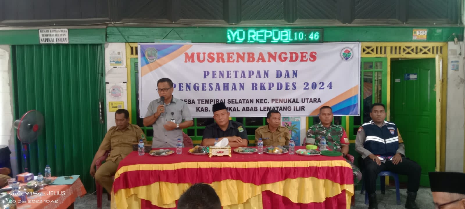 Pemerintah Desa Tempirai Selatan Melaksanakan Kegiatan Musrenbangdes