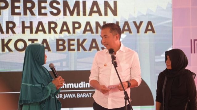 Bey Machmudin Resmikan Pasar Harapan Jaya Revitalisasi Tahap Kedua