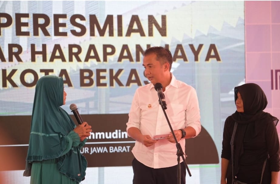 Bey Machmudin Resmikan Pasar Harapan Jaya Revitalisasi Tahap Kedua