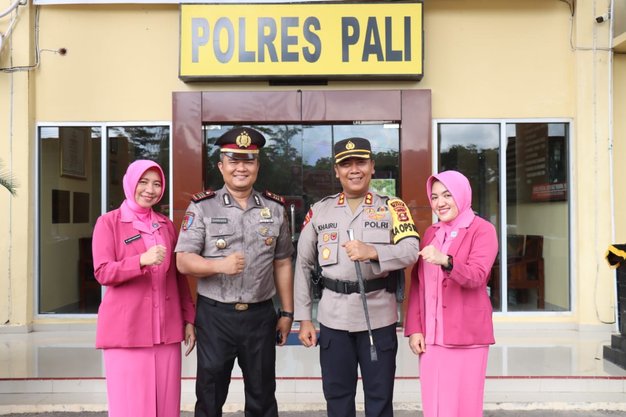 Kepolisian Resort PALI Menggelar Upacara Kenaikan Pangkat Reguler Periode 01 Januari 2024 Personel Polres PALI