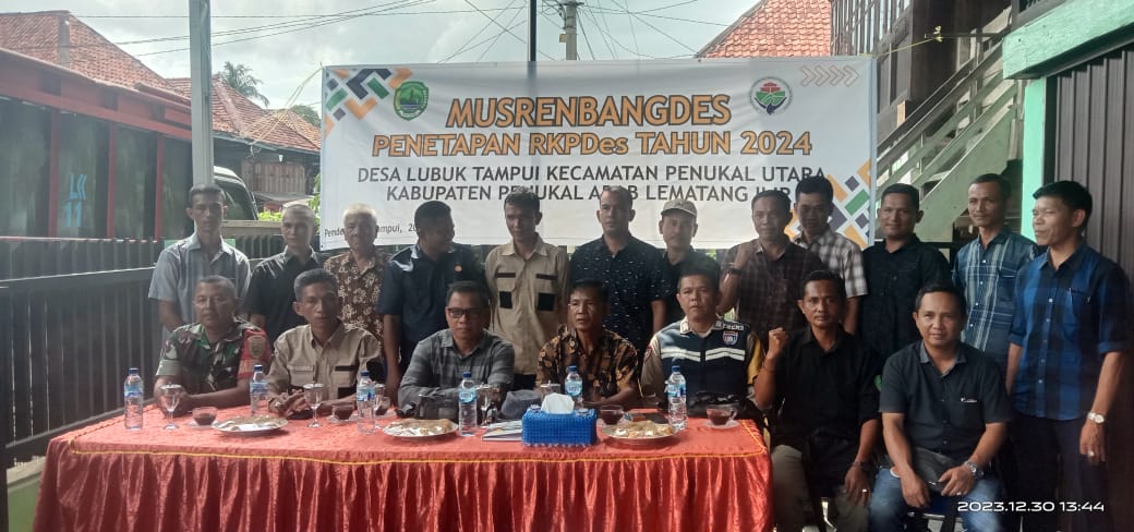 Untuk Menyerap Aspirasi Masyarakat, Pemerintah Desa Lubuk Tampui Gelar Kegiatan Musrenbangdes