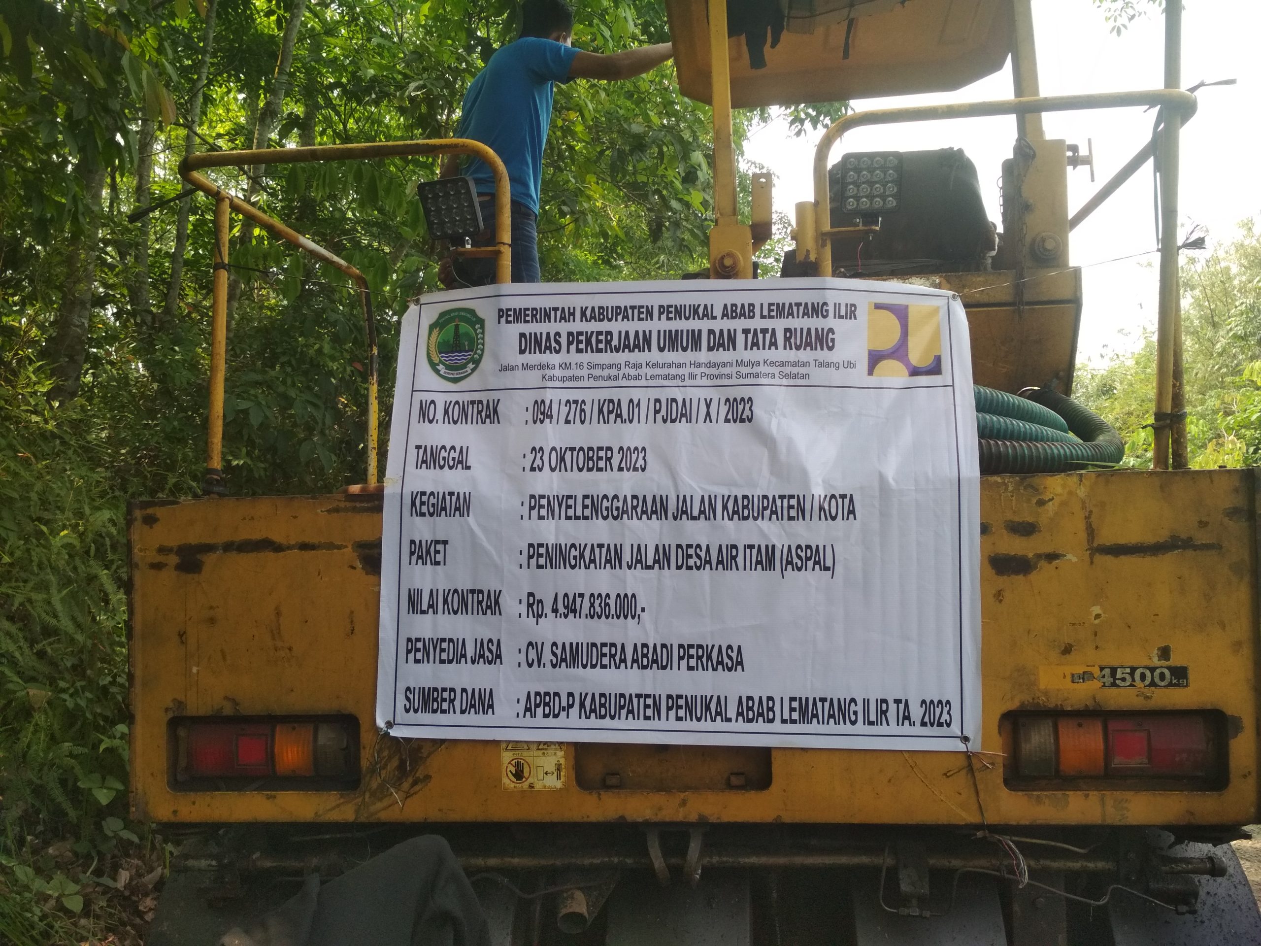 Ketua BPD Air Itam Timur Angkat Bicara Terkait Dugaan Pengaspalan Jalan Desa Air Itam Terkesan Asal – Aslan