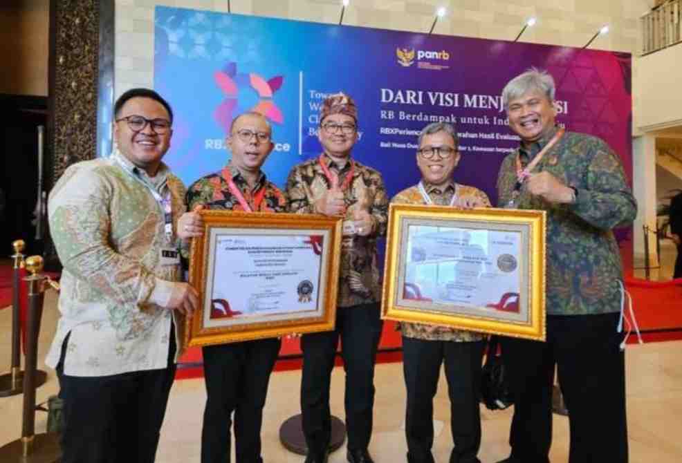 BPN Kabupaten Bekasi Raih Predikat WBK Tahun 2023 dari Kementerian PAN RB