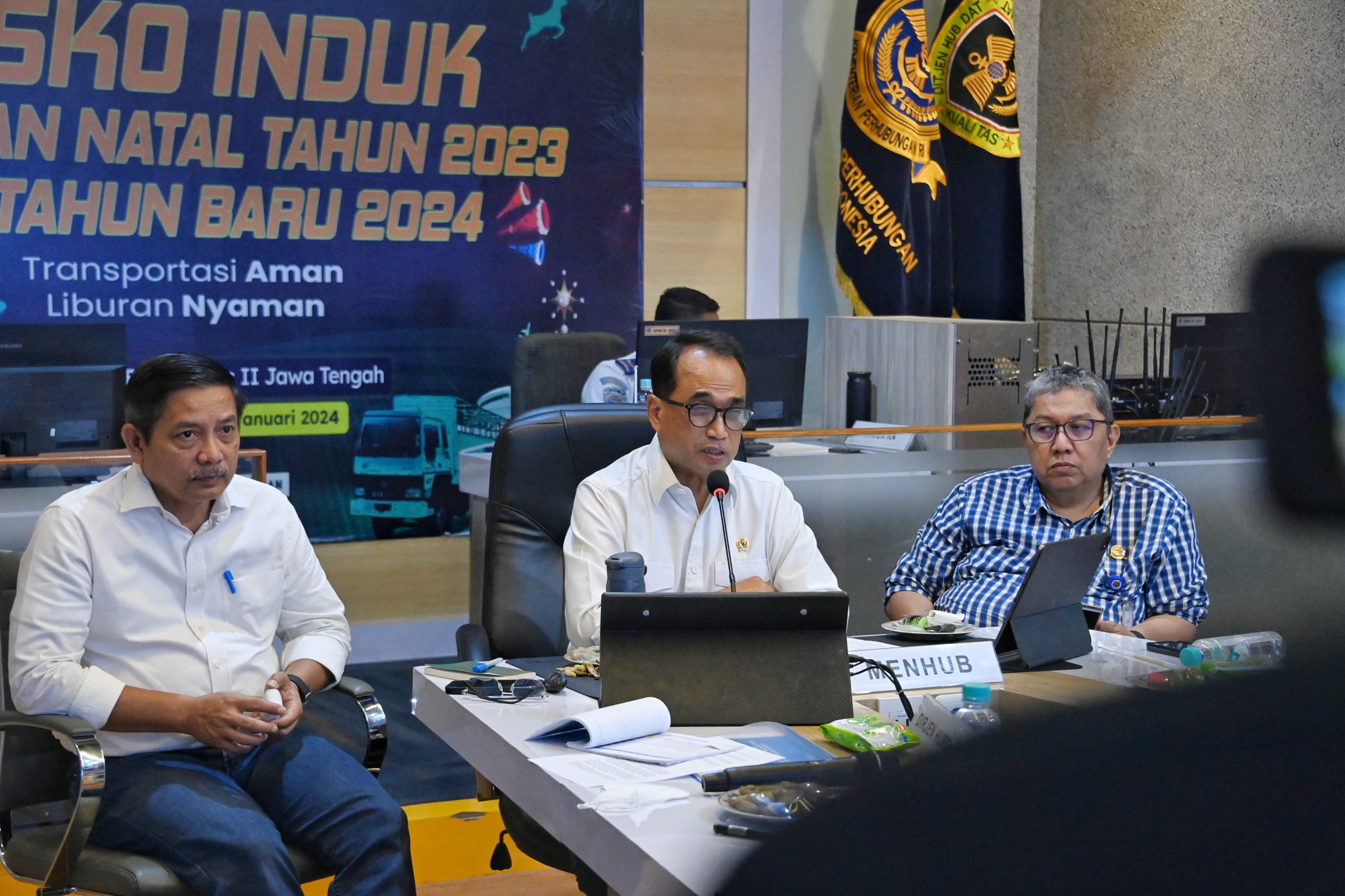 Malam Tahun Baru, Menhub Gelar Rakor di Jawa Tengah