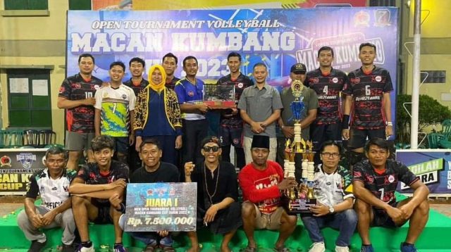 Turnamen Bola Volly Macan Kumbang Resmi Ditutup