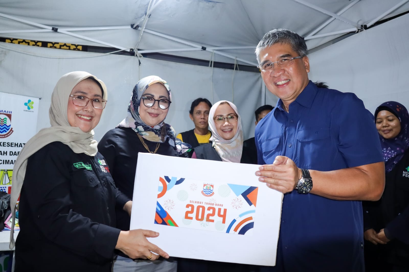 Penjabat Walikota Cimahi Monitoring Sejumlah Titik , Pastikan Kondusifitas Malam Tahun Baru