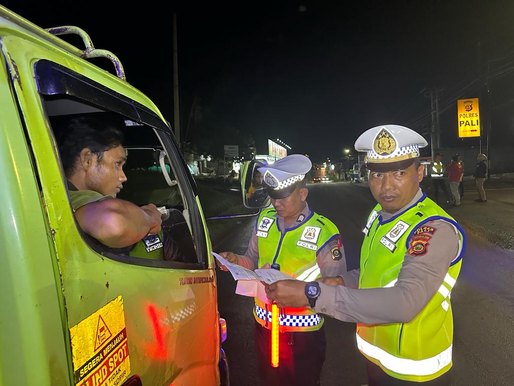 Tim UKL II Polres PALI Lakukan Kegiatan KRYD (Razia Terpadu) Sebagai Langkah Pencegahan Terhadap Pekat 3C