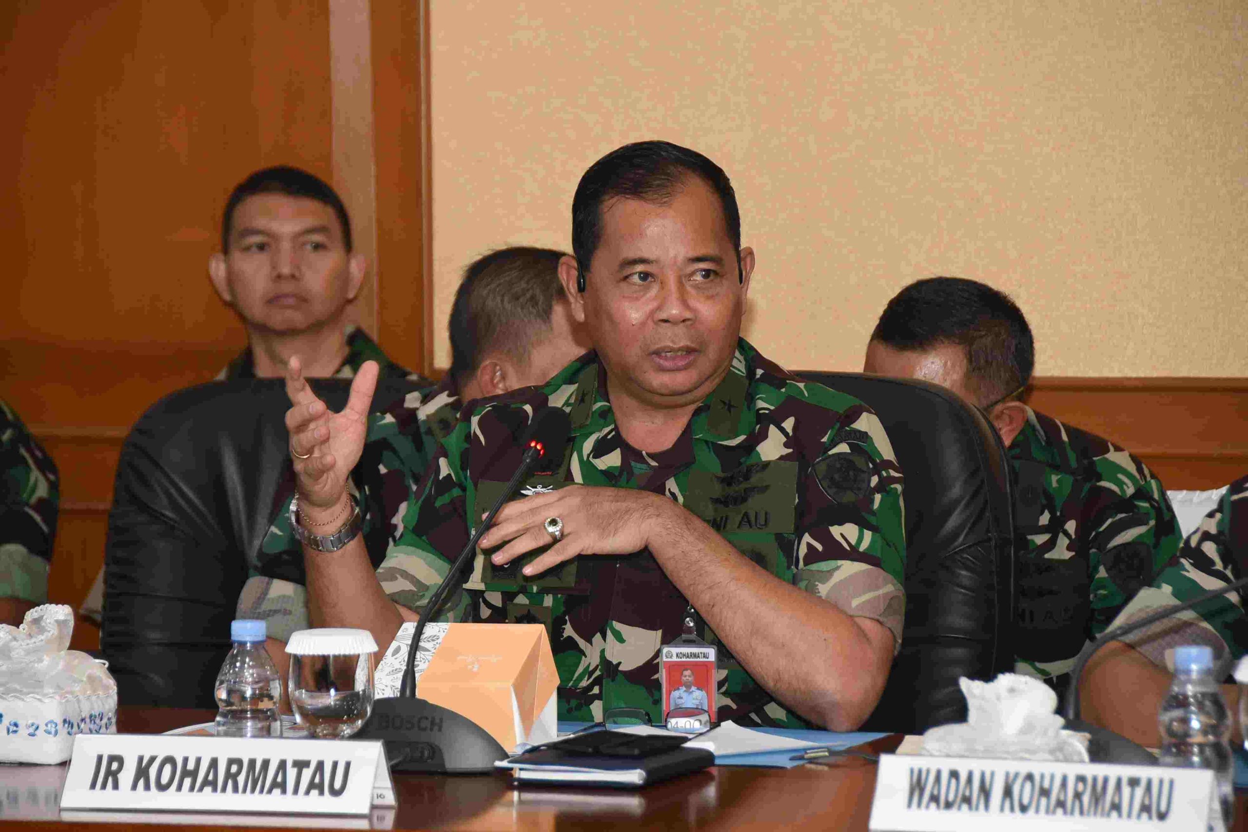 Dankoharmatau Menerima Paparan Sasaran Program Karja dan Anggaran TA 2024