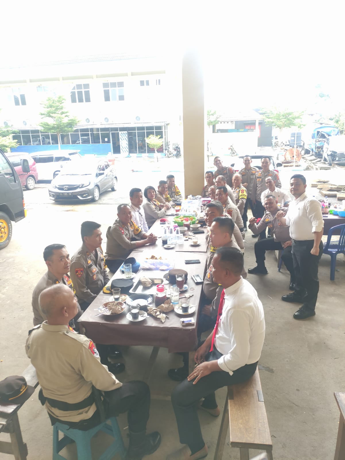 Kapolres PALI, Waka Polres Dan Jajaran PJU Gelar Cofee Morning