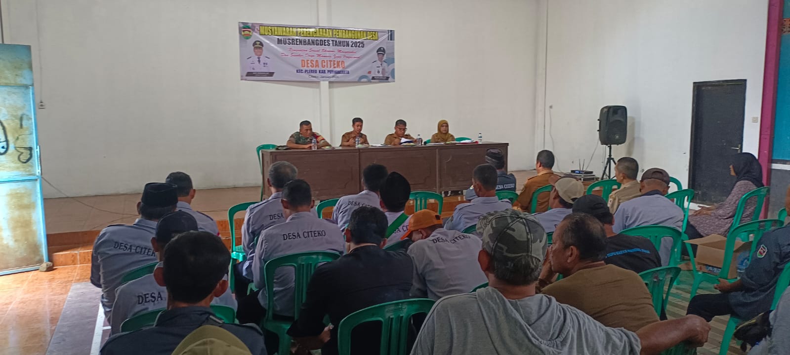 Musrembang  Desa Citeko di Pimpin Lanngsung Kades Riyan Abdillah S,Kom