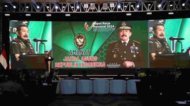 Jaksa Agung Buka Rakernas Kejaksaan RI Tahun 2024