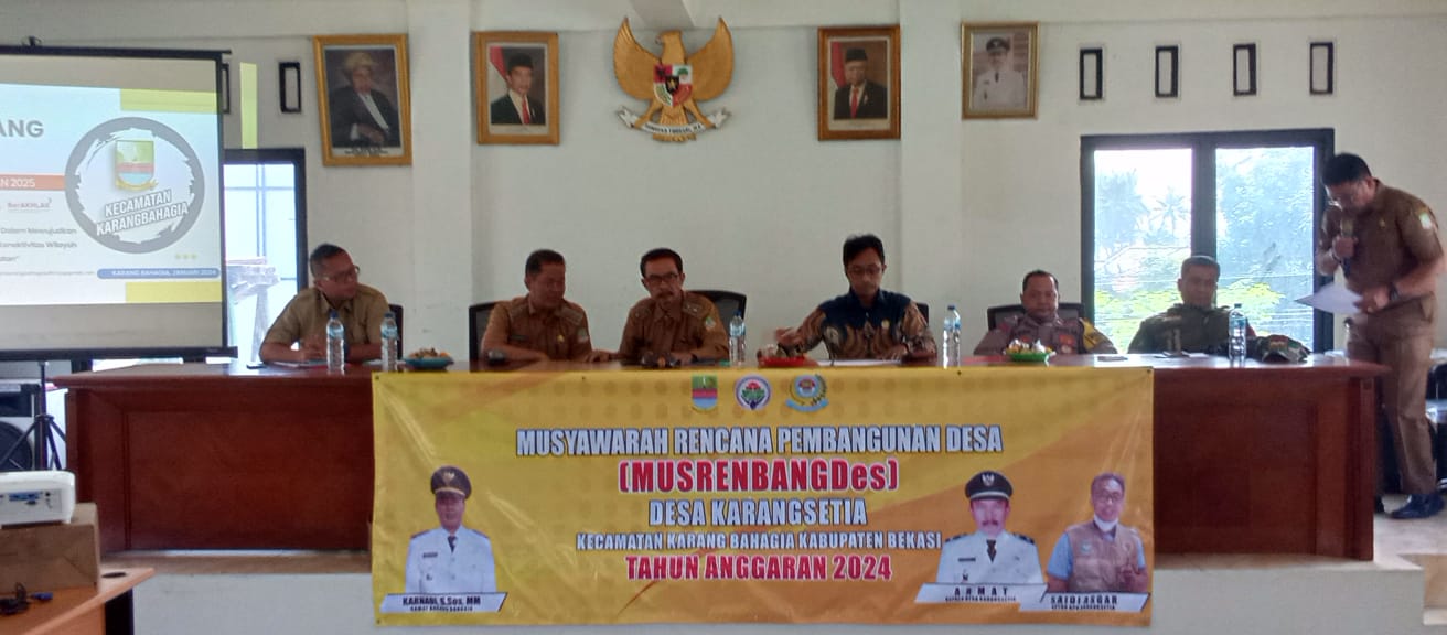 Kades Karangsetia Gelar Musrenbang Tahun Anggaran 2024