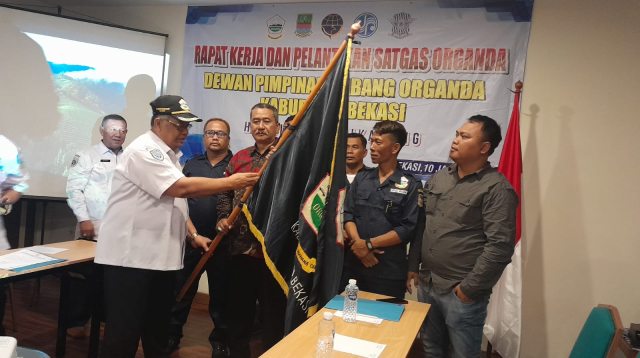 Minin Muslim Resmi diangkat dan ditetapkan Sebagai Komandan Satgas Organda Kabupaten Bekasi