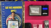 Sat Resnarkoba Polres PALI Amankan Terduga Pelaku Bandar Narkoba Jenis Sabu