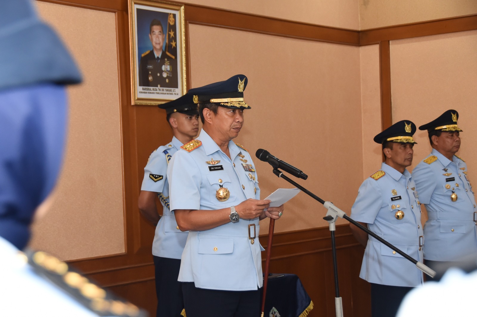 Dankoharmatau Hadiri Sertijab Danseskoau