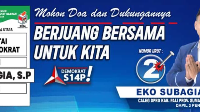 Eko Subagia,S.P, Siap Berjuang Untuk Masyarakat Kecamatan Penukal Utara