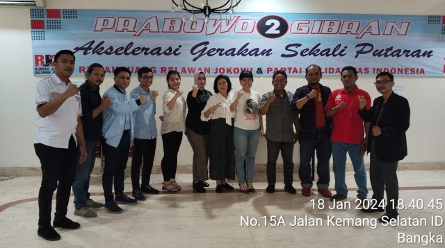 Ngopi Bareng AWIBB dan Ketum Bara-JP di Rumah Juang Relawan Jokowi, Ulas Program Kerja,dan dukungan ke Capres Prabowo – Gibran