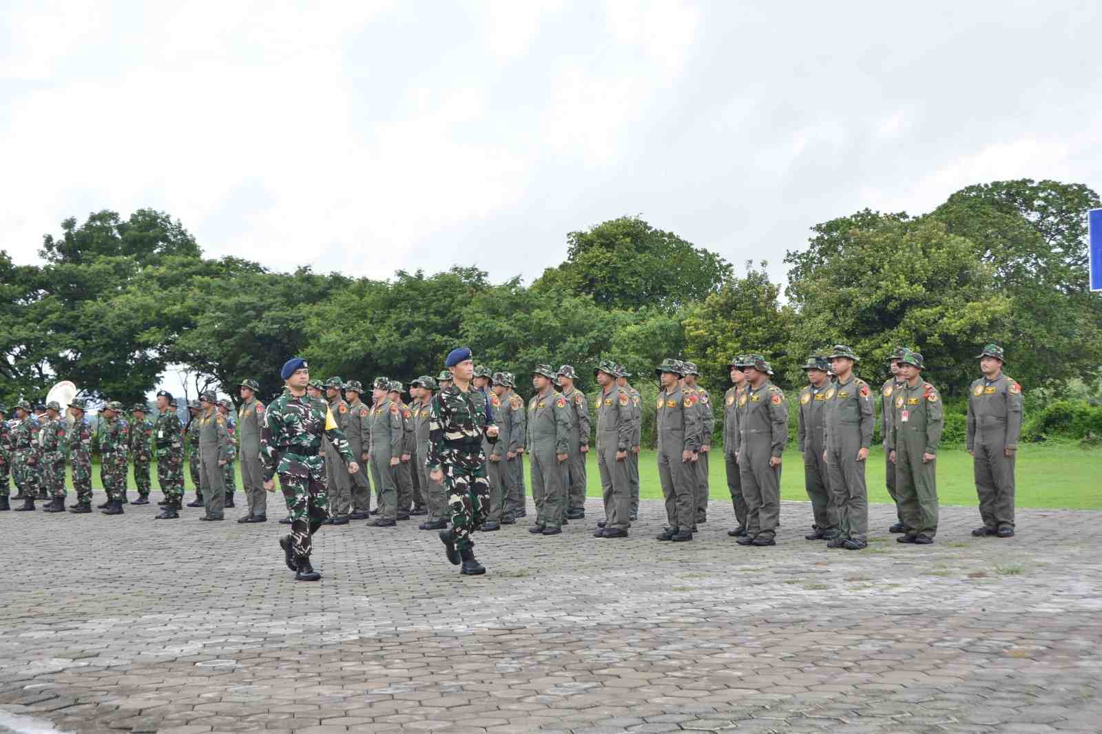 Danlanud Iswahjudi Buka Latihan Survival Dasar  2024