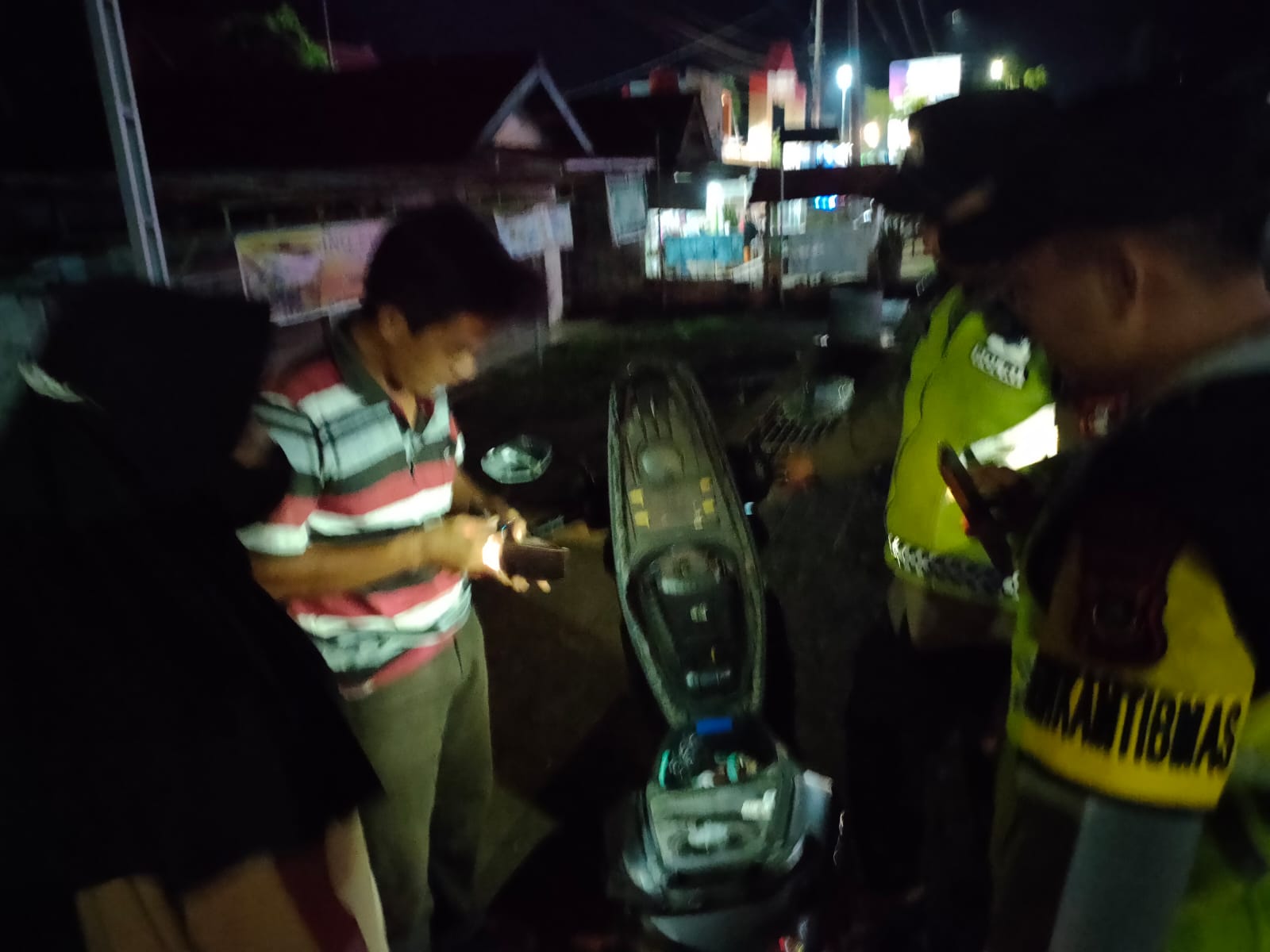 Untuk Pencegahan Kejahatan, Polsek Talang Ubi Gelar KYRD (Razia Terpadu)