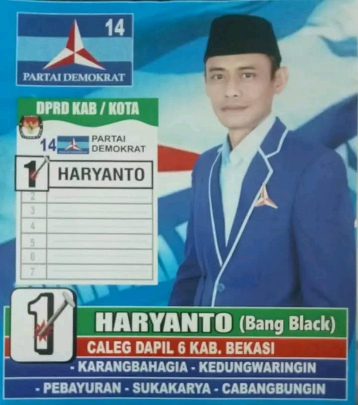 Hariyanto,SE, Caleg dari Partai Demokrat Yang Meliputi Daerah Pemilihan (Dapil) VI Gencar Melakukan Konsolidasi dan Sosialisasi Kemasyarakat