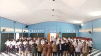 Personil Polsek Penukal Abab Polres PALI Melaksanakan Monitoring kegiatan Pelantikan Dan Pembekalan Anggota PTPS