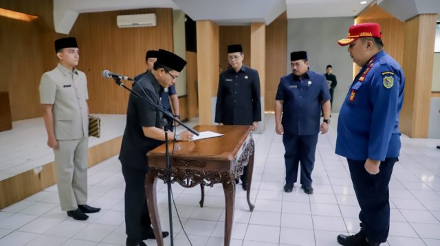Status Tipologi Meningkat, Bupati Kukuhkan 11 Pejabat Struktural