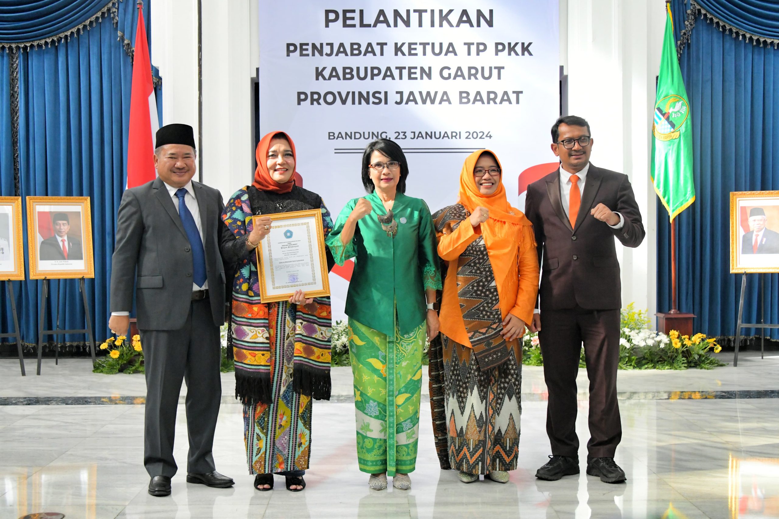 Amanda Lantik Penjabat Ketua Tim Penggerak PKK Garut