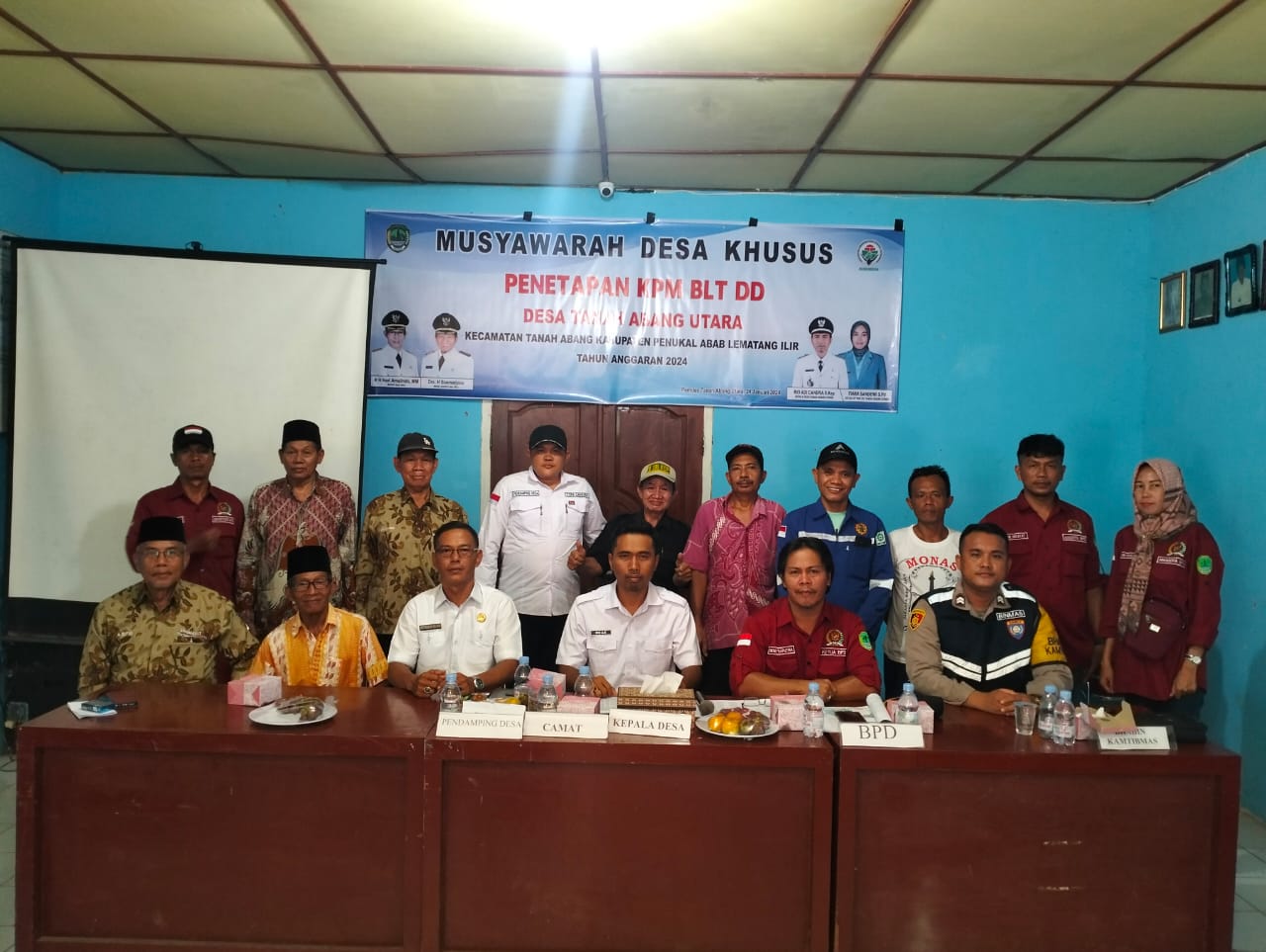 Polsek Tanah Abang Hadiri Kegiatan Musdesus Desa Tanah Abang Utara