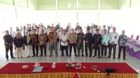 Polsek Penukal Utara Hadiri Pelantikan Kelompok Penyelenggara Pemungutan Suara (KPPS) Se-Kecamatan Penukal Utara