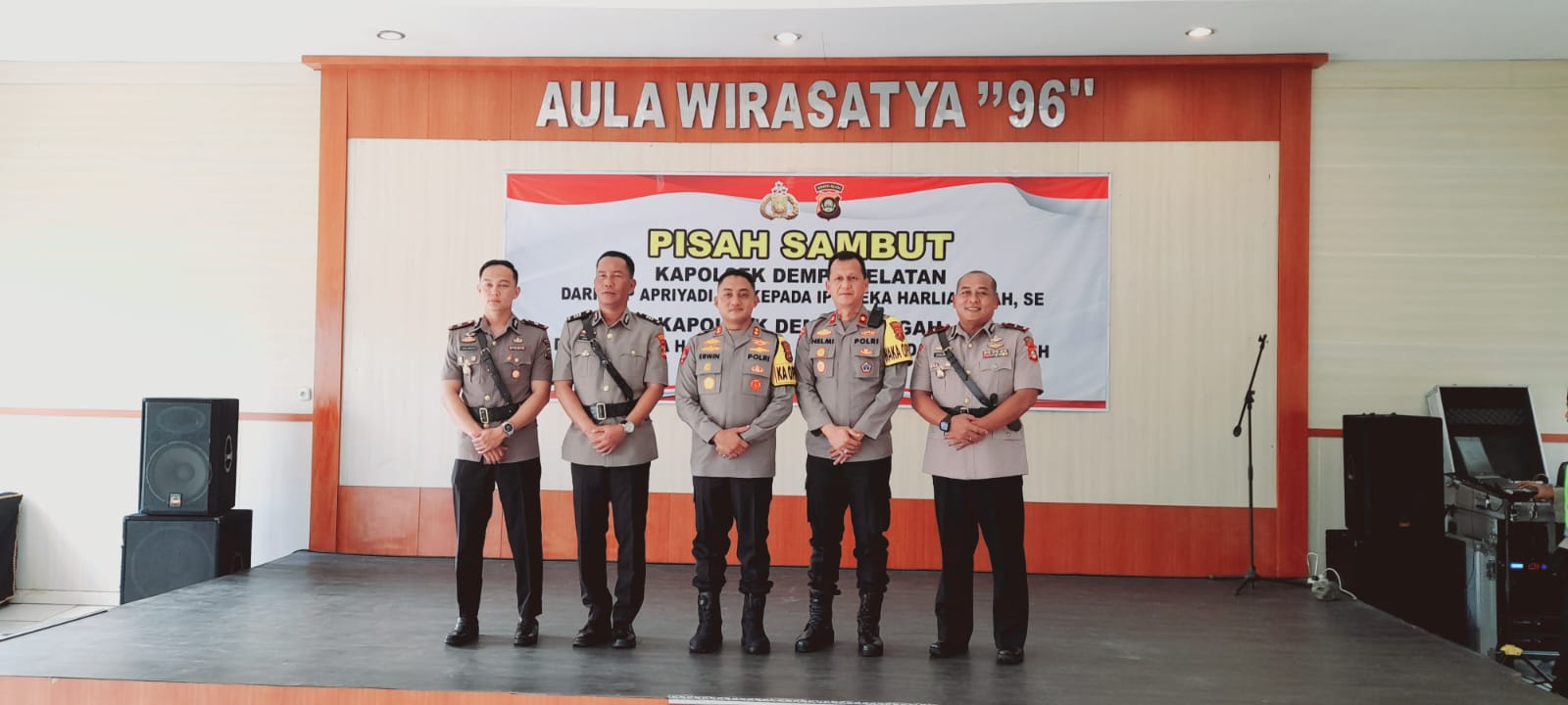 Kapolres Pagaralam Gelar Sertijab Kapolsek Dempo Selatan