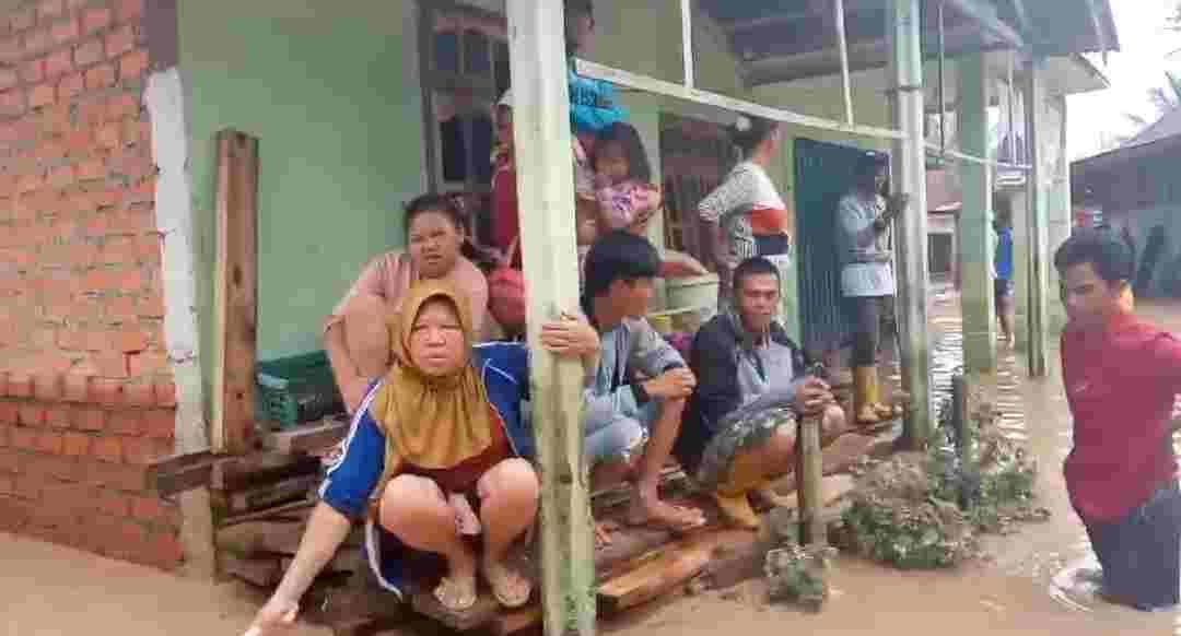 Dua Desa di Kecamatan Jarai Kabupaten Lahat Terendam Banjir