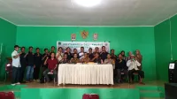 Kapolsek Talang Ubi Kompol Rivan Wijaya,S.T.,Yang Diwakili oleh Bhabinkamtibmas Desa Talang Akar Brigadir Armawan, Menghadiri Musyawarah Desa Khusus