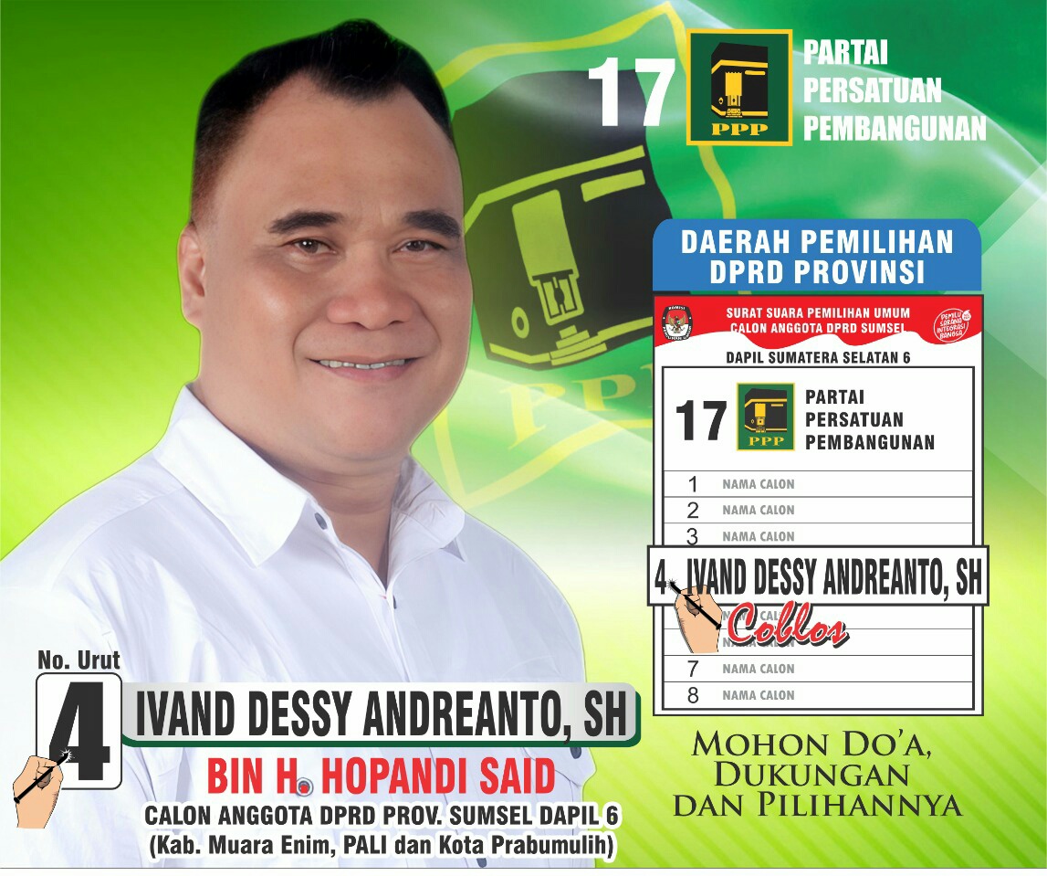 Ivand Dessy Andreanto,SH Siap Berjuang Untuk Masyarakat Sumsel Dapil 6
