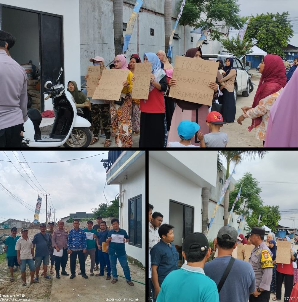 Developer Perumahan Graha Permata Pelangi 5 ( GPP 5 ) Didemo Warga, Tuntut Perbaikan Jalan