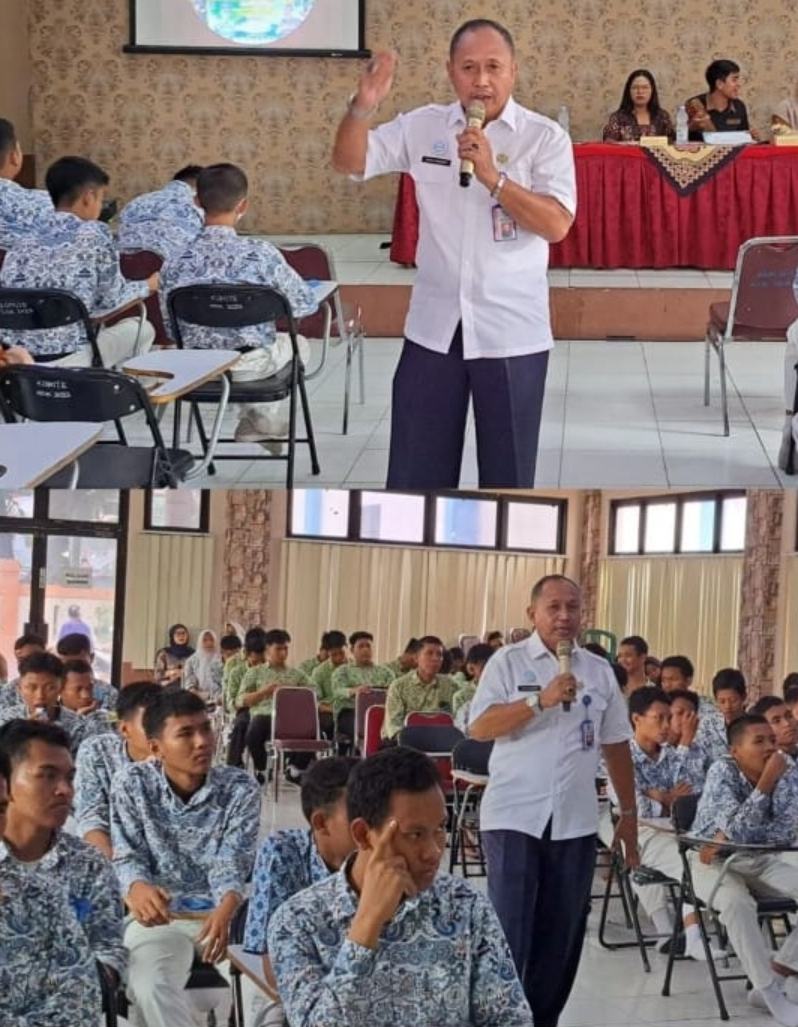 BNK Kabupaten Bekasi  Sosialisasi P4GN di SMK2 Cikarang Barat 