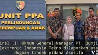 Viral !!! Oknum General Manager PT.Bumjin Elektronic Indonesia Tekno Dilaporkan Atas Dugaan tindak pidana Asusila