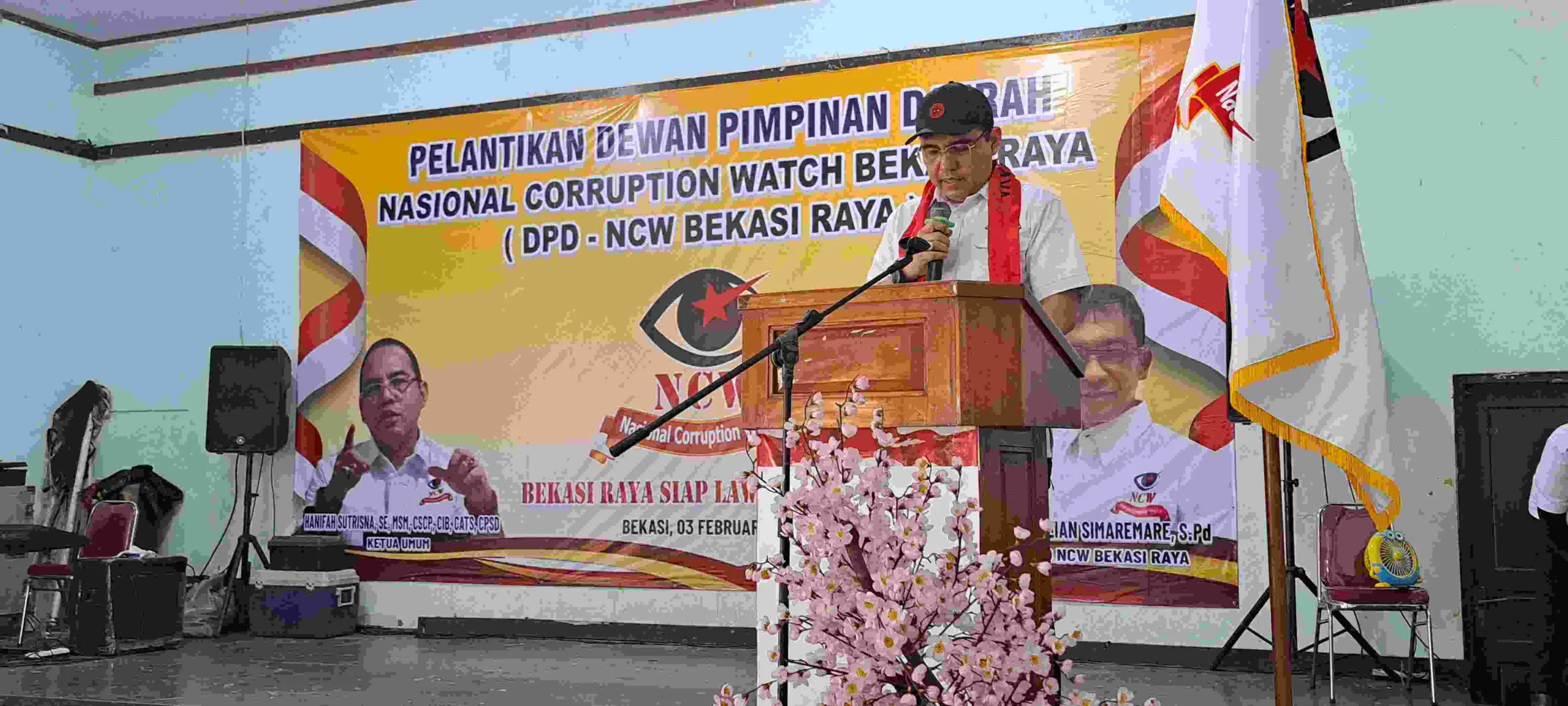 Pelantikan Pengurus DPD NCW Bekasi Raya. Ketum: Terimakasih Atas Atensi Forkopimda