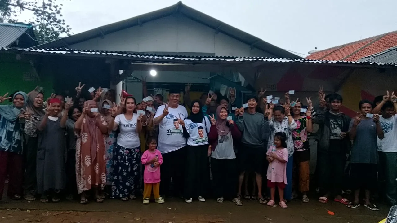 Sosialisasi Kampanye H.Nurhasan, S,H, Caleg DPRD Kab.Bekasi Dapil 7, di Kampung yang Terisolasi