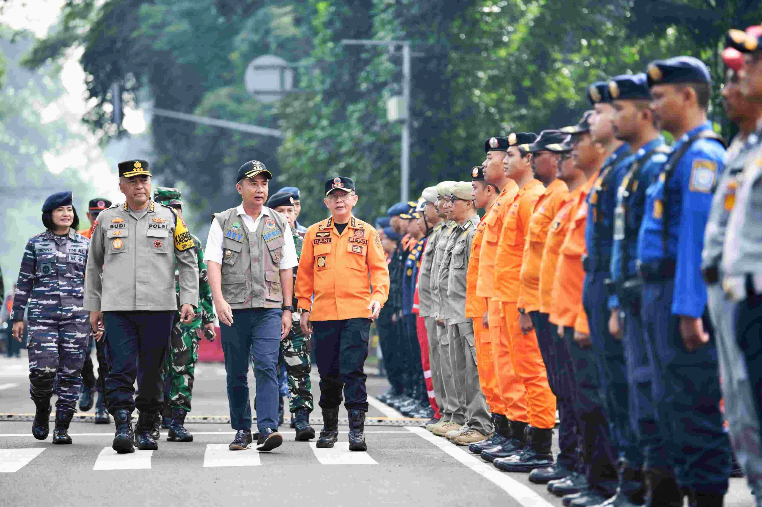 Bey Machmudin Pimpin Apel Siaga Bencana pada Pemilu 2024, 1.800 Personel BPBD Diterjunkan di Kecamatan